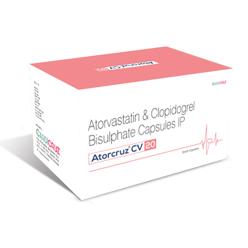 Atorvastatin & Clopidogrel Bisulphate Capsules IP 20 mg