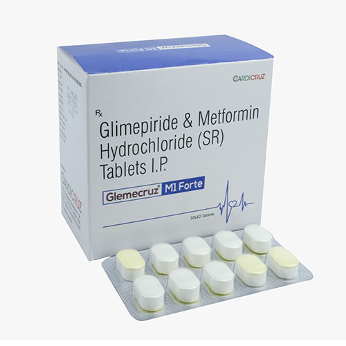 Glimepiride & Metformin Hydrochloride (SR) Tablets I.P. (M1 Forte)