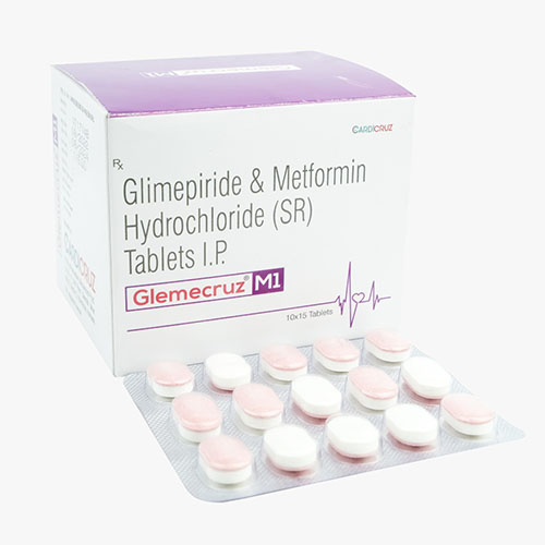 Glimepiride & Metformin Hydrochloride (SR) Tablets I.P. (M1)